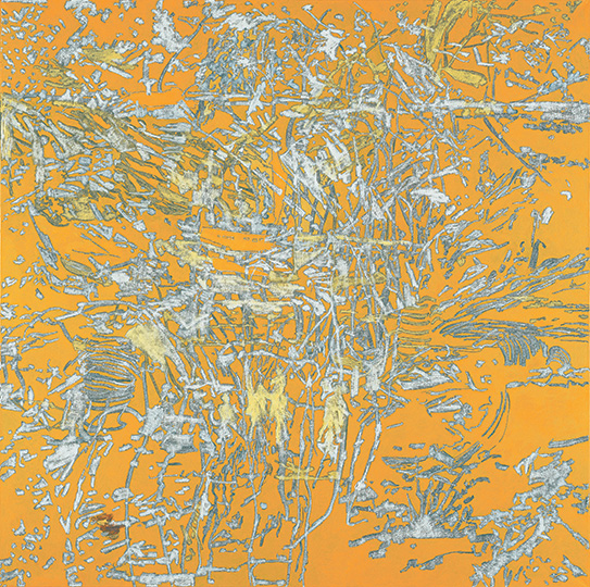 14. April 2000, Öl auf Leinwand, 214 × 215 cm, 2000