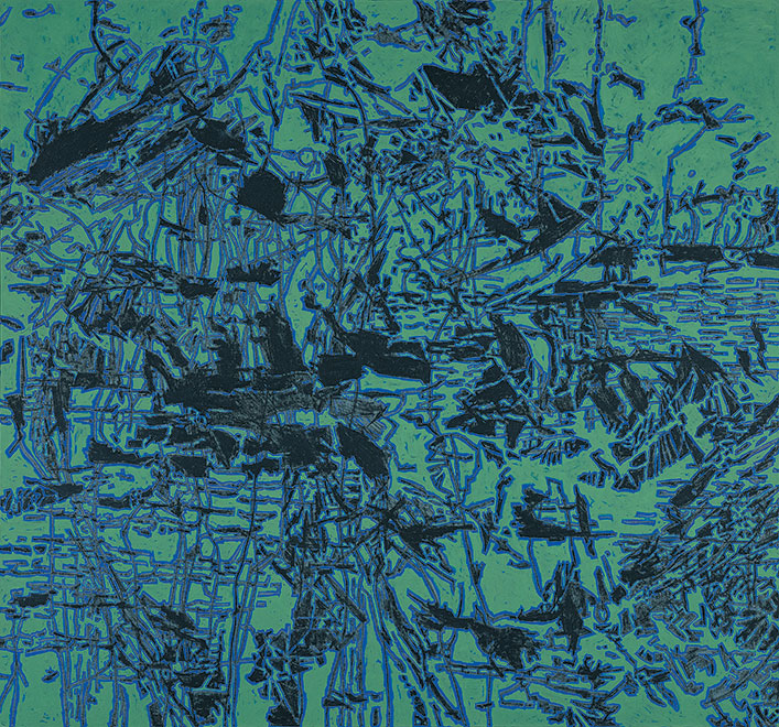 28.10.98, Öl auf Leinwand, 264 x 285 cm, 1998