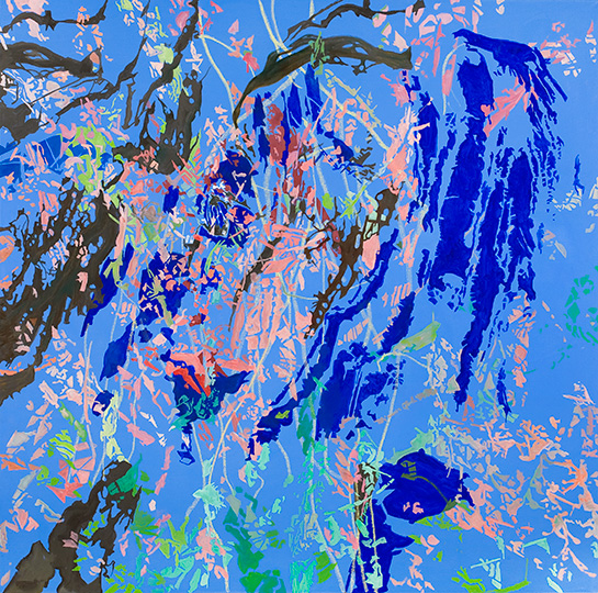 3.7.2009, Öl auf Leinwand, 220 × 222 cm, 2009